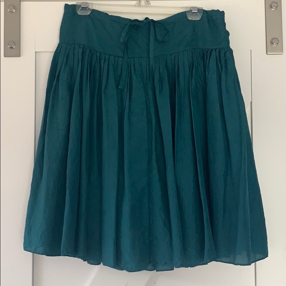 Turquoise skirt